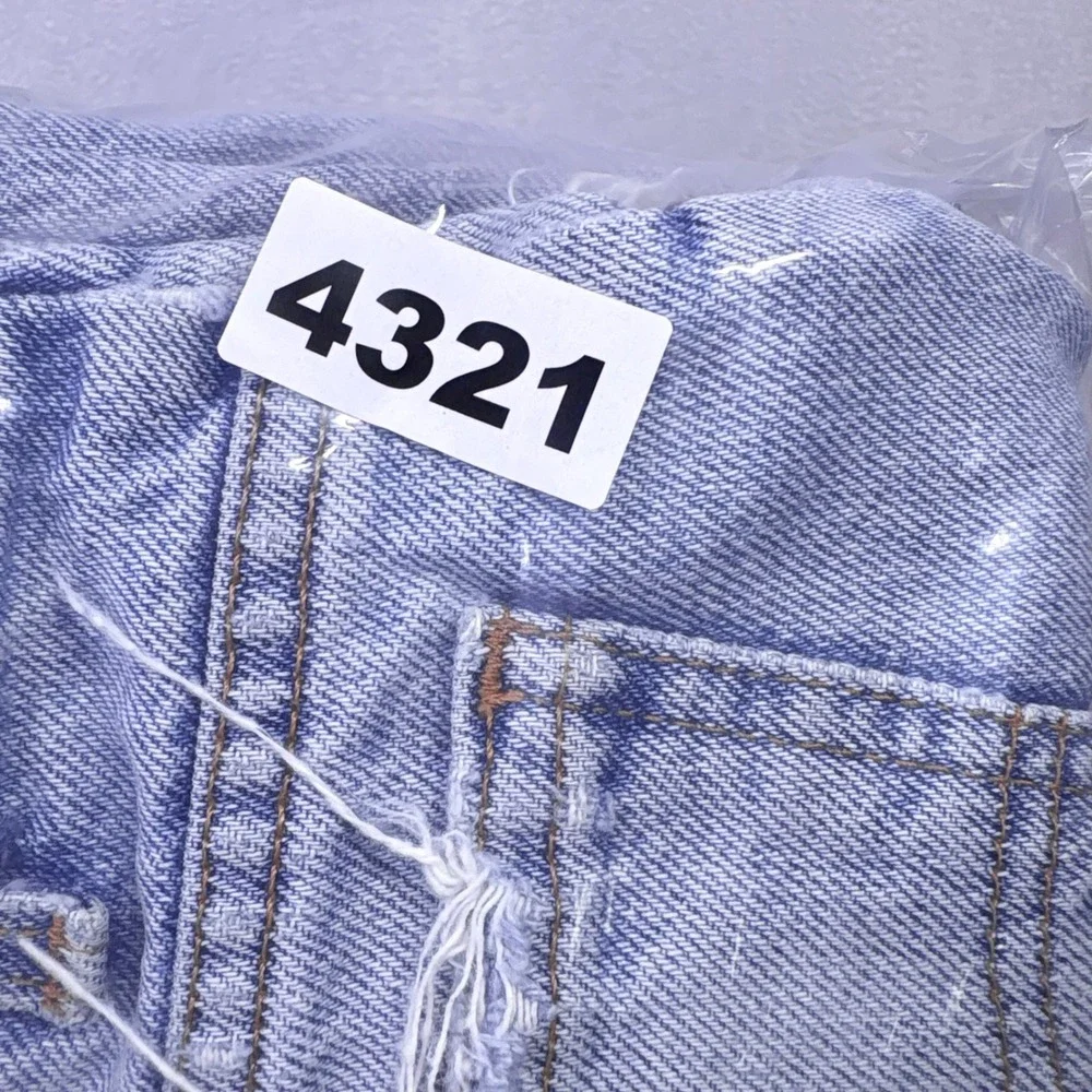 VTG Levi's 560 Jeans 31x30 Measures 29x28 Light Wash Loose Taper Orange Tab 1996